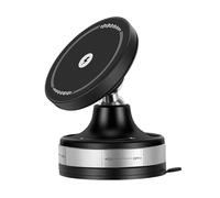 RYNVRNCOE Chargeur sans Fil pour Voiture T29W Support De Téléphone À Ventouse Miroir Salle Sport Bain Douche pour Modèles 16 15 14 13 12 11 Pro Max(Charger Edition)