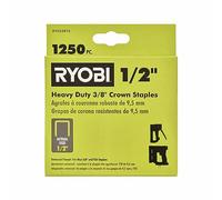 RYOBI 1 250 pièces. Agrafes couronnes robustes 3/8" x 1/2" - A1033812