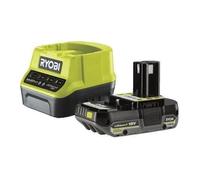 Ryobi Kit de démarrage ONE+ RC18120-120 Batterie 18 V 2,0 Ah + Chargeur 2,0 A (sans appareil)