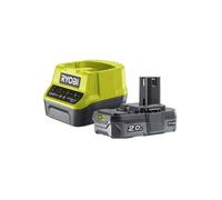 Ryobi Pack batterie 18V One+ 2.0Ah LithiumPlus avec chargeur rapide 2.0Ah RC18120-120