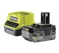 Batterie lithium 18V 4 0 Ah compacte et chargeur rapide 2 0 A RYOBI Liion Anthrac