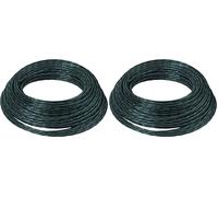RYOBI - 15 m de Fil torsadé Ø 2,0 mm - Universel pour Toutes Marques - idéal pour Les Coupes Bordure Ryobi - RAC177, Noir (Lot de 2)