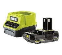 Ryobi Kit de démarrage ONE+ RC18120-120 Batterie 18 V 2,0 Ah + Chargeur 2,0 A (sans appareil)