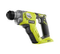 RYOBI Marteau perforateur rotatif SDS-Plus 18 V ONE+ sans fil Lithium-Ion 1,27 cm (outil uniquement) (emballage non commercial), transparent, blanc