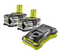 Ryobi Pack de batteries RC18150-250 – 2 x 5,0 Ah 18V Lithium+