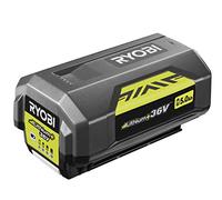 Ryobi 5133004387 Batterie MaxPower BPL3650D2 (5,0 Ah, tension 36 V, protection anti-surcharge, indicateur de niveau de charge, protection en caoutchouc)