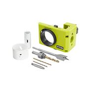 Ryobi A99DLK4 Kit d'installation de serrures de portes en bois et en métal pour l'installation de pênes dormants et de serrures
