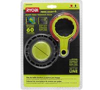 Ryobi AC053N1BFH Tête de débroussailleuse Easy+ avec enrouleur de vitesse et ligne de fil prédécoupée pour débroussailleuse à gaz et sans fil