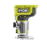 RYOBI - Affleureuse à bois 18V ONE+ - 30 000 tr/min - pince 6 mm - Avec 1 pince de 6 mm, 1 mèche de coupe, clé, guide - RTR18-0