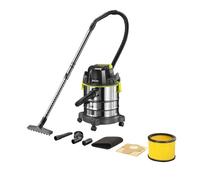Ryobi Aspirateur eau et poussière sans fil R18WDV-0 Cuve inox 18 L (sans batterie ni chargeur)