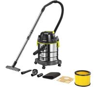 RYOBI - Aspirateur Eau et poussiere sans Fil R18WDV-0 - Cuve INOX - 18L (sans Batterie ni Chargeur)