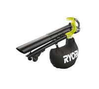RYOBI - Aspirateur Souffleur Broyeur sans Fil 18V One+ OBV18 - Vitesse 201 km/h, Sac 45L, Fonction Broyage - Nettoyage Feuilles, Déchets Verts - Batterie Non Incluse