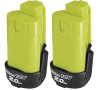 RYOBI - Batterie 12V Lithium+ BSPL1220 - Capacité 2.0Ah, Compacte et Légère, Compatible Gamme Outils 12V Compact (Lot de 2)