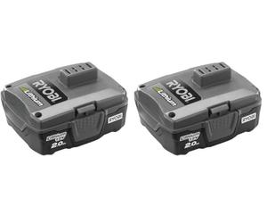 RYOBI - Batterie 12V Lithium-ION RB12L20 - Capacité 2.0Ah, Compatible Outils 12V Ryobi, Recharge Rapide, Format Ultra Léger (Lot de 2)