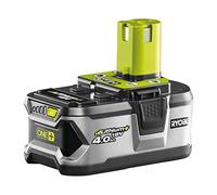 Ryobi - Batterie 18 Volts ONE+ 4,0 Ah Lithium-Ion - Compatible avec Tous les Outils 18V ONE+ et 100% Rétro-Compatible - Grandes Autonomie et Performance - RB18L40