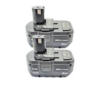 Ryobi - Batterie Haute capacité One+ Lithium-ION 4,0 Ah de 18 Volts (Paquet de 2)