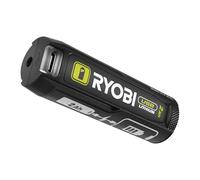 RYOBI - Batterie USB Lithium 4V 2,0Ah RB4L20 - Batterie Externe Compacte, Recharge USB-C, Indicateur LED, Cellule 18650, Compatible Outils USB Lithium