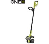 RYOBI Bineuse de sol sans fil RY18CVA-0 18V, Bineuse de jardin sans fil avec poignée réglable, cultivateur, fraise de jardin, fraise de sol