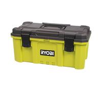 RYOBI Boîte à Outils 56 cm 39 L RSTB21 Poignée Renforcée et Attaches Métal | Capacité de 39 L, compartiments à embouts sur le couvercle, poignée ABS renforcée, fermetures métalliques, résistance à l'eau