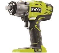 RYOBI - Boulonneuse à chocs 18V ONE+ - 3 modes : 180/240/400 Nm - emmanchement carré 1/2"" - Avec 1 adaptateur 1/4'' - R18IW3-0