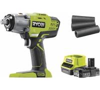 RYOBI - Boulonneuse a chocs 18V ONE+ - 3 modes - emmanchement carré 1/2 + batterie 2 Ah, sac & adaptateur 1/4'' - R18IW3-120S