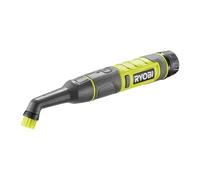 RYOBI - Brosse 4 Volts pour Nettoyage évier, lavabo, Douche, Plastique, céramique - étanche IPX7 - Livrée avec 4 brosses Interchangeable - RDS4-0