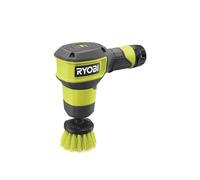 RYOBI Brosse 4V USB Lithium 2 vitesses Idéal pour nettoyer facilement les éviers, les cabines de douche - Livrée avec 1 brosse multi-surfaces 50 mm (Vendu sans batterie) - RSCR4-0