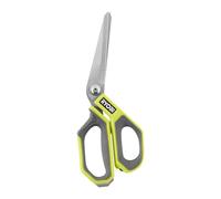 RYOBI - Ciseaux Droits en Aluminium - RHCSS01 - Coupe Tissu Carton, Lames Inox, Ergonomique