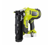 RYOBI Cloueur Finition 18V ONE+ Clous 19-64 mm R16GN18-0 (Sans batterie) | Technologie AirStrike sans compresseur ni gaz, modes coup par coup et rafale, réglage de profondeur, 500 pointes fournies