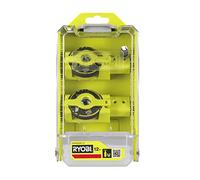 RYOBI - Coffret 12 Accessoires Découpe Twist Lock RYOBI - Disques Rapides Métal & Plastique - Système Sans Outil - Kit Démarrage - RAR300K-12