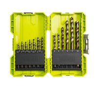 RYOBI - Coffret 19 Forets Métal HSS RYOBI - Ø 2 à 10mm par 0,5mm - Perçage Acier, Alu, Plastique & Bois - Boîtier Rangement Empilable - RAK19HSS2