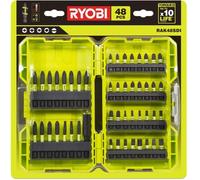 Coffret antichoc empilable 48 embouts de vissage RYOBI - RAK48SDI