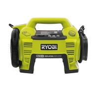 RYOBI - Compresseur - gonfleur 18V - jusqu'à 10,3 bars / jusqu'à 210 L/min - Livré avec 3 embouts de gonflage - R18I-0