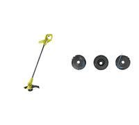 RYOBI - Coupe-Bordures/Dresse-Bordures 18V One+ - Ø Coupe 23cm - Ø Fil 1 x 1,6mm - Vendu sans Batterie ni Chargeur - RY18LT23A-0 & Lot de 3 Bobines Simple Fil Ø 1,6mm, Longueur 4,5m