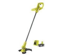 RYOBI ONE+ Coupe-bordures sans fil 18V - Ø coupe 23 cm - Ø fil 1 x 1,6 mm - 1 batterie lithium+ 18V 1,5 Ah et 1 chargeur 1,5 A
