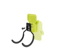RYOBI Crochet Réversible Double LINK RSLW816 Capacité 6,8 kg Mural | 2 points d'accroche, sens de montage au choix, se fixe sur les rails du système modulaire, garage, cave et atelier, abri