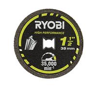 RYOBI Disque à Tronçonner Métal 38 mm Twist Lock RAR303 Renforcé Mini-Outil | Acier, aluminium, cuivre, laiton, rails de plaque de plâtre, tuyaux et cadenas, tenue à la chaleur, durée de vie allongée