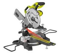 Ryobi Scie à onglet radiale EMS254L – 2000 W, Lame Ø254 mm 48 dents, laser