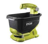 RYOBI Épandeur 18V One+ Réservoir 4 L 5 Vitesses OSS1800 (sans Batterie) | Épandage de semences, engrais granulés et sel de déneigement, largeur jusqu'à 2,5 m, contenance 5 kg, 5 cadences réglables