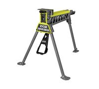Ryobi - Etabli aluminium pliable orientable avec réglage hauteur - table 600 x 570 x 760-12,5 kg - Livré avec 4 mors et 1 clé de service - RSTSJ150