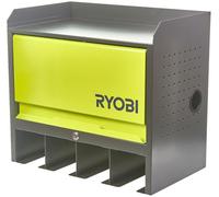 RYOBI Étagère avec Boîtes de Rangement RHWS-01 - Structure Murale, Bacs Modulables - Organisation Atelier, Garage ou Espace de Bricolage