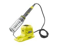 RYOBI - Fer à Souder 18V ONE+ - Compact pour Tout Souder - Chauffe <1 Min avec Voyant- 480°C, Cordon 83cm - Livré avec 2 Pannes et du fil à Souder (Batterie et Chargeur non Inclus) - R18SOI-0