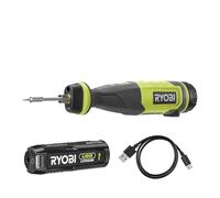 RYOBI - Fer à souder - 4V USB Lithium - RSI4-120G - Électronique, réparation, chauffe rapide, sans fil - 1 Batterie 2,0 Ah