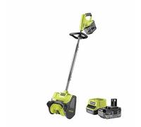 Ryobi - Fraise à Neige 18V One+ - Largeur 25cm - 1 Batterie 4Ah - RY18ST25A-140, Vert & Anthracite