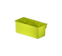 RYOBI Godet Double de Rangement LINK RSL812 Charge 11,7 kg Modulaire | Se fixe sur les rails muraux ou dans les boîtes, tri de la visserie, des embouts et des petits accessoires, 11,7 kg