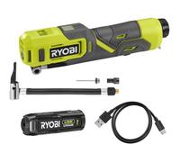 RYOBI Gonfleur haute pression RI4-120G 4V USB Lithium 6,9 bar 1x2,0Ah pour vélos, ballons