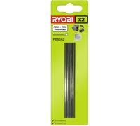 RYOBI - Jeu de 2 Fers Carbure Réversibles 82mm RYOBI - Pour Rabots Électriques - Finition Lisse & Longue Durée de Vie - Compatible R18PL, EPN6082, EPN7582 - PB82A2
