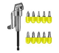 RYOBI - Kit 10 Embouts + Renvoi d'Angle - RAKRAD11 - Vissage Difficile, 90 Degrés
