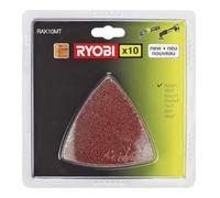 RYOBI - Kit 10 triangles abrasifs Ryobi multitool ONE+ RAK10MT