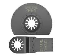 RYOBI - Kit 2 Lames Multitool - RAK02MT - Plongeante et Segment, Bois Métal